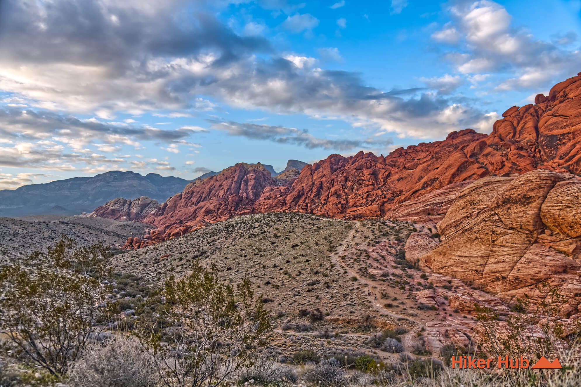 Calico Hills Trail desert canyon scenery