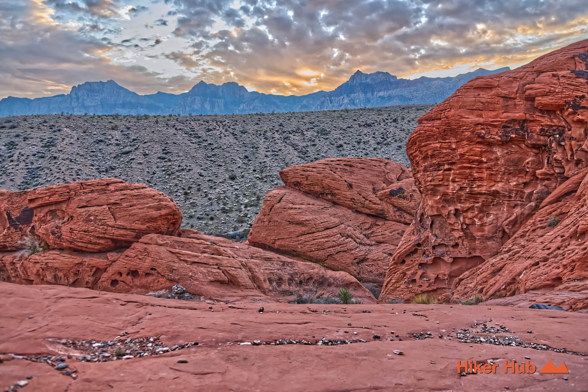 Calico Hills Trail desert canyon scenery