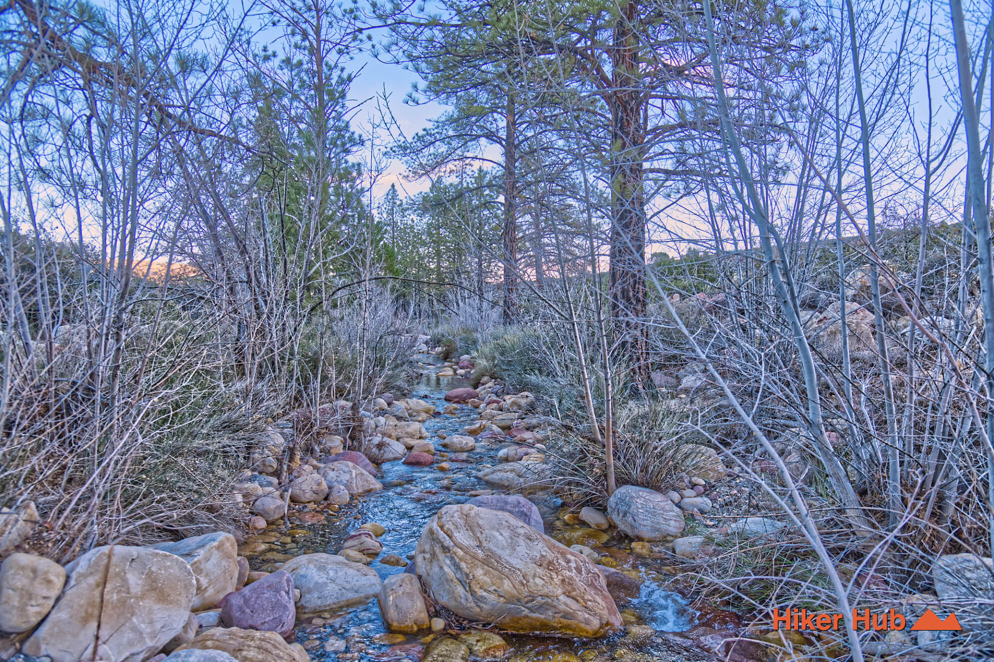 Exploring Pine Creek Canyon desert canyon scenery
