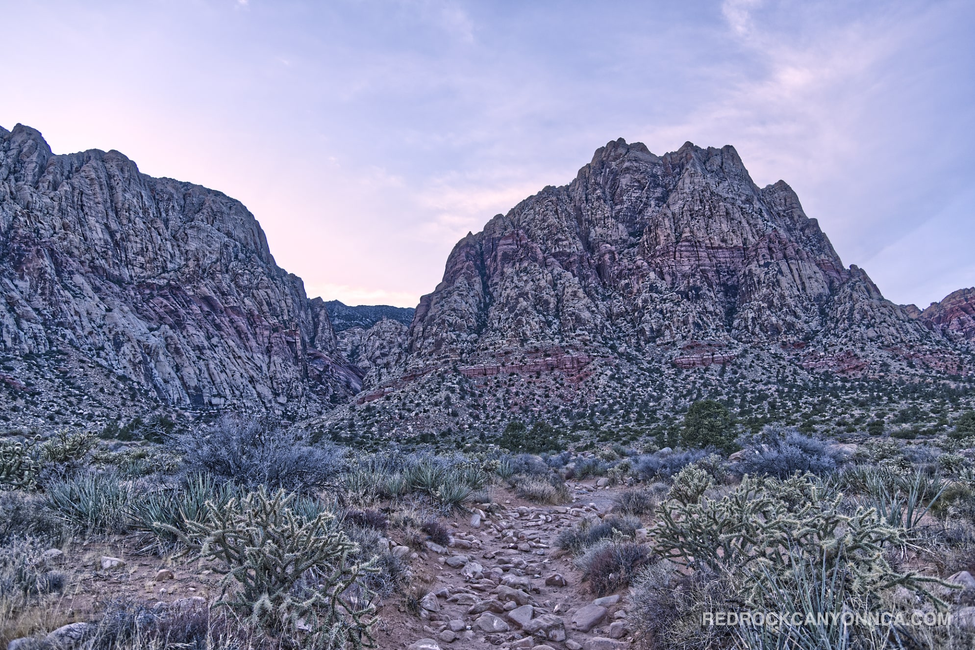 First Creek Trail desert canyon scenery
