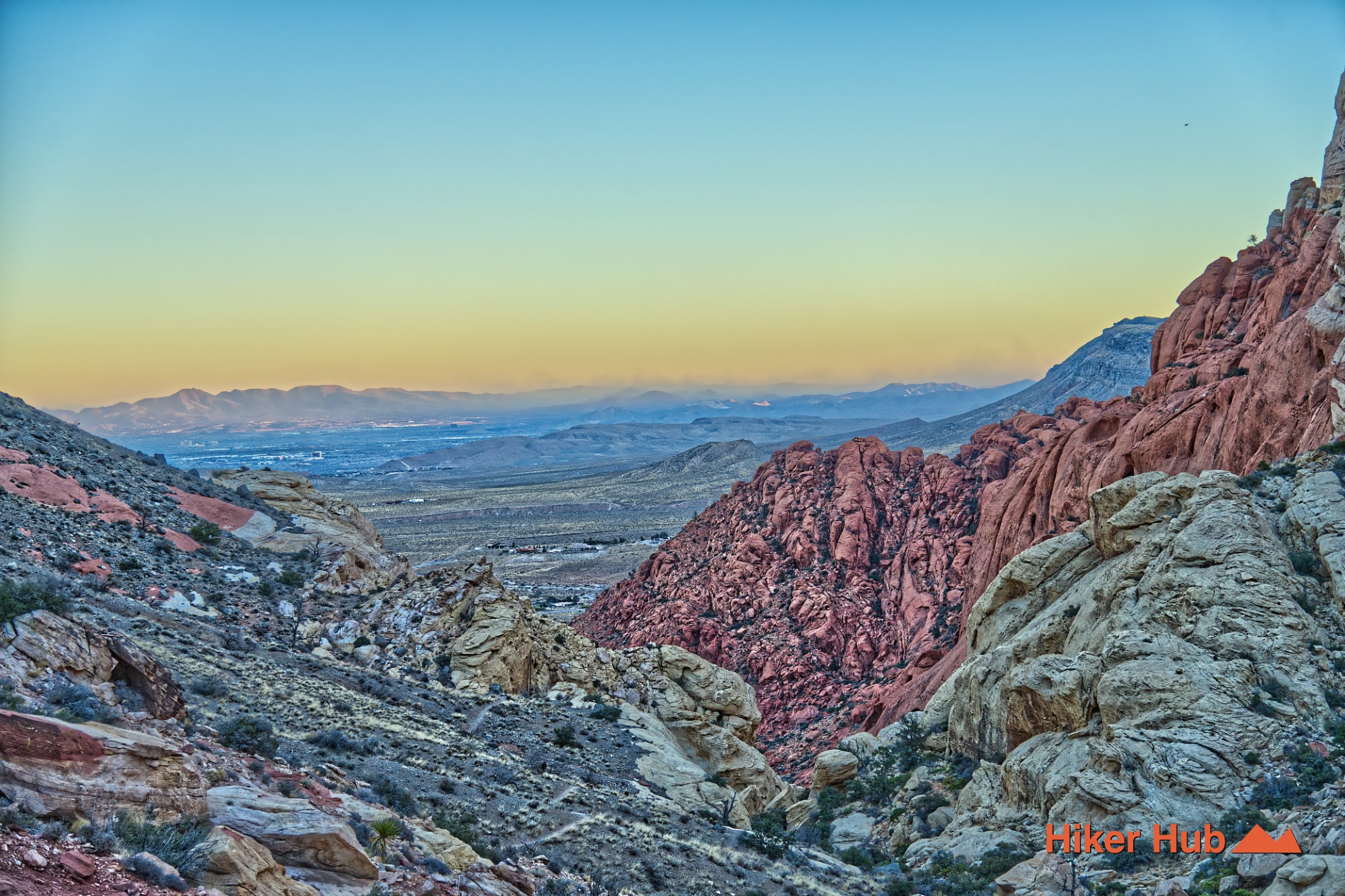 Kraft Mountain Loop Trail desert canyon scenery