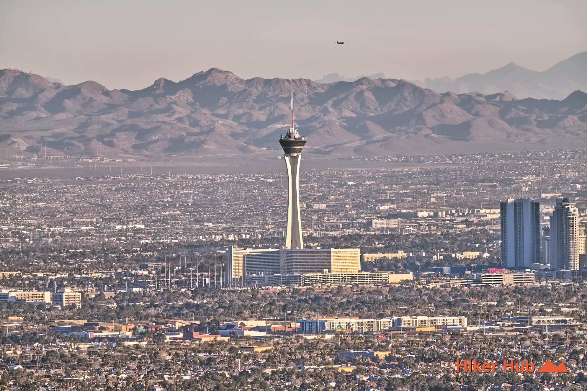 Lone Mountain Summit Trail desert canyon scenery