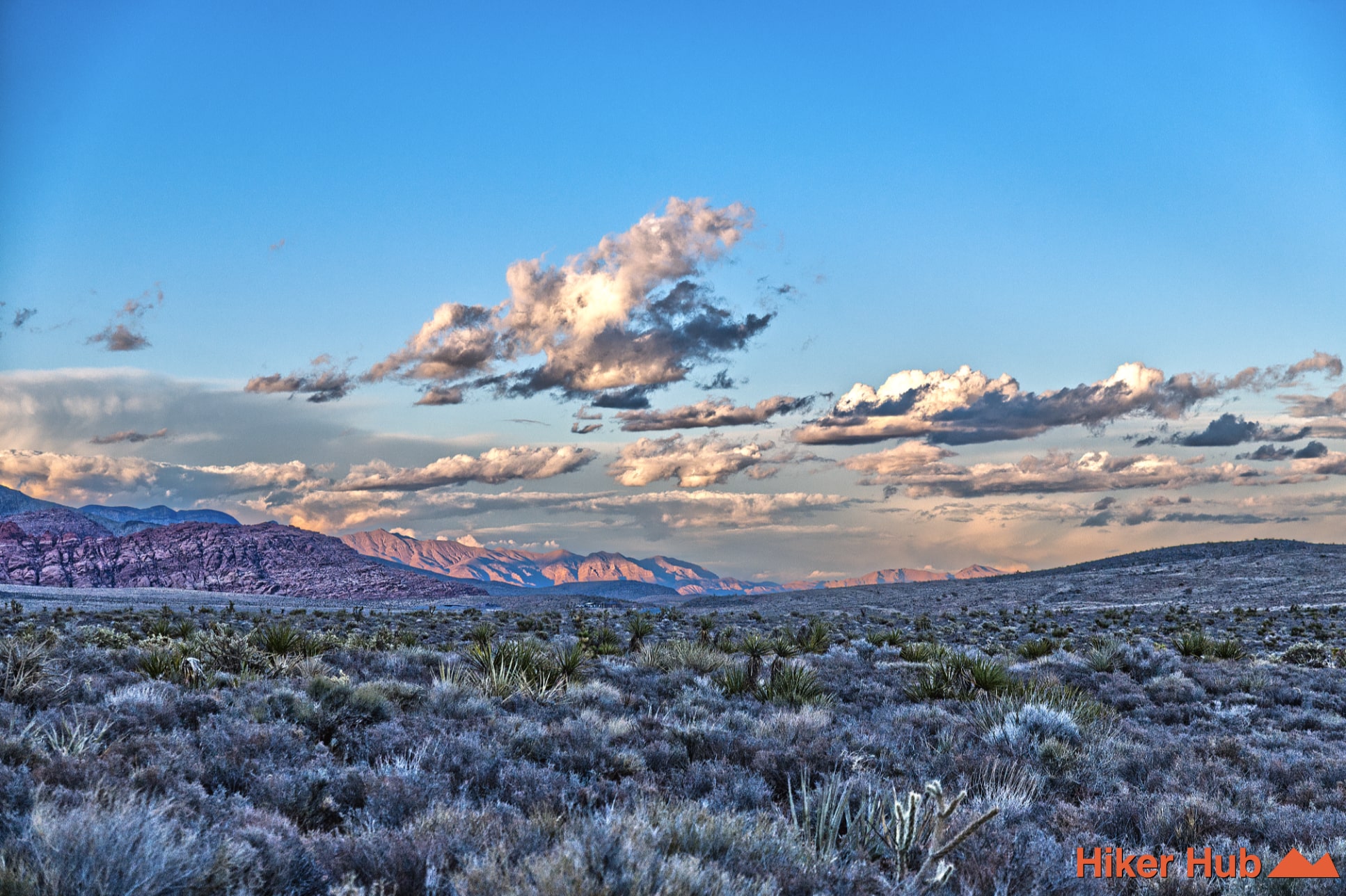 Middle Oak to Knoll Trail desert canyon scenery