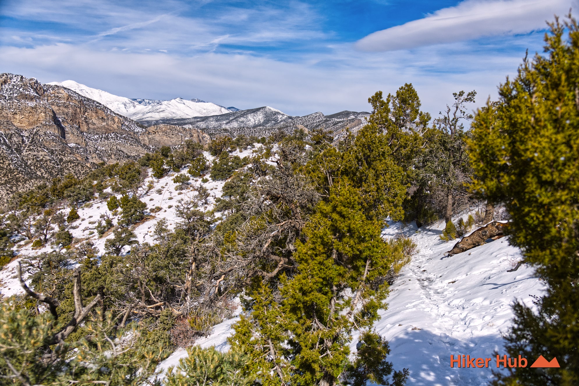 North Peak Trail desert canyon scenery