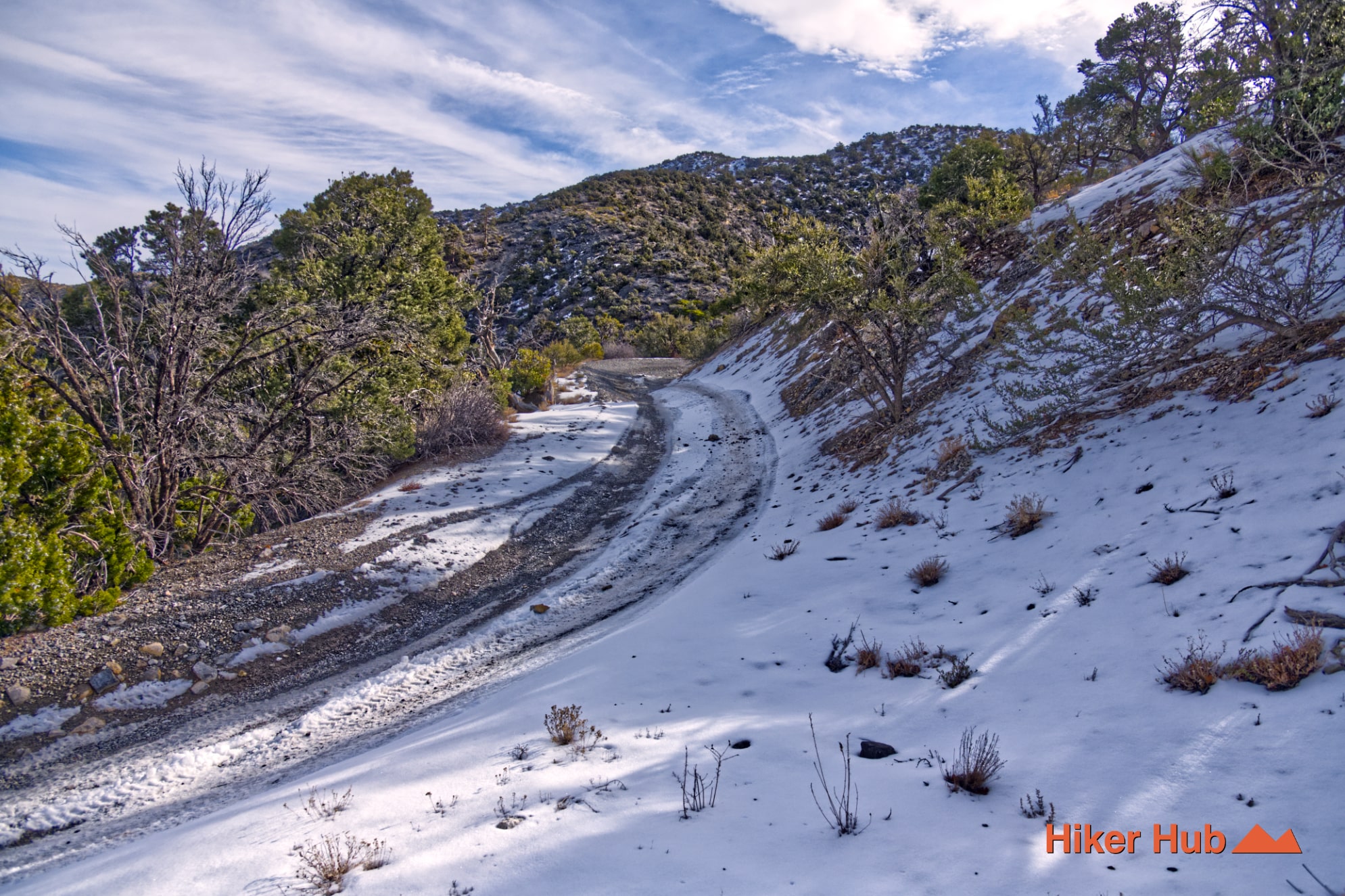 North Peak Trail desert canyon scenery