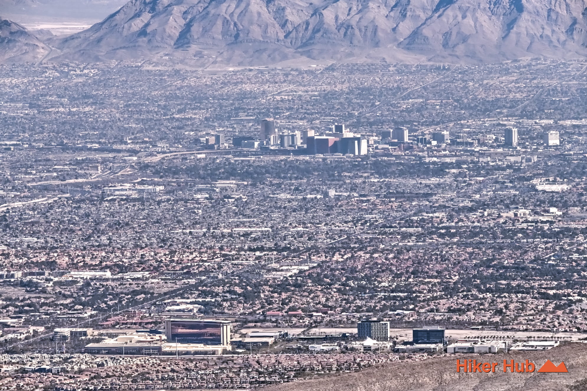 North Peak Trail desert canyon scenery