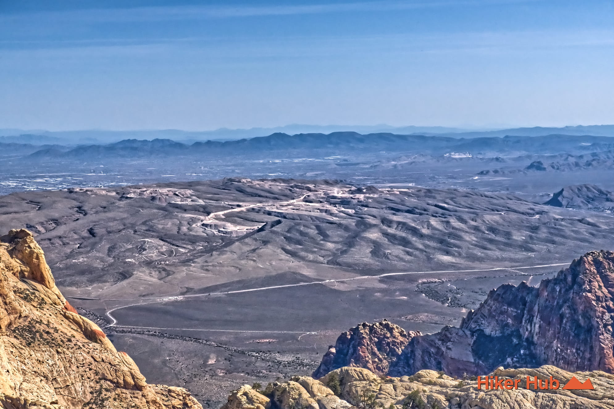 North Peak Trail desert canyon scenery