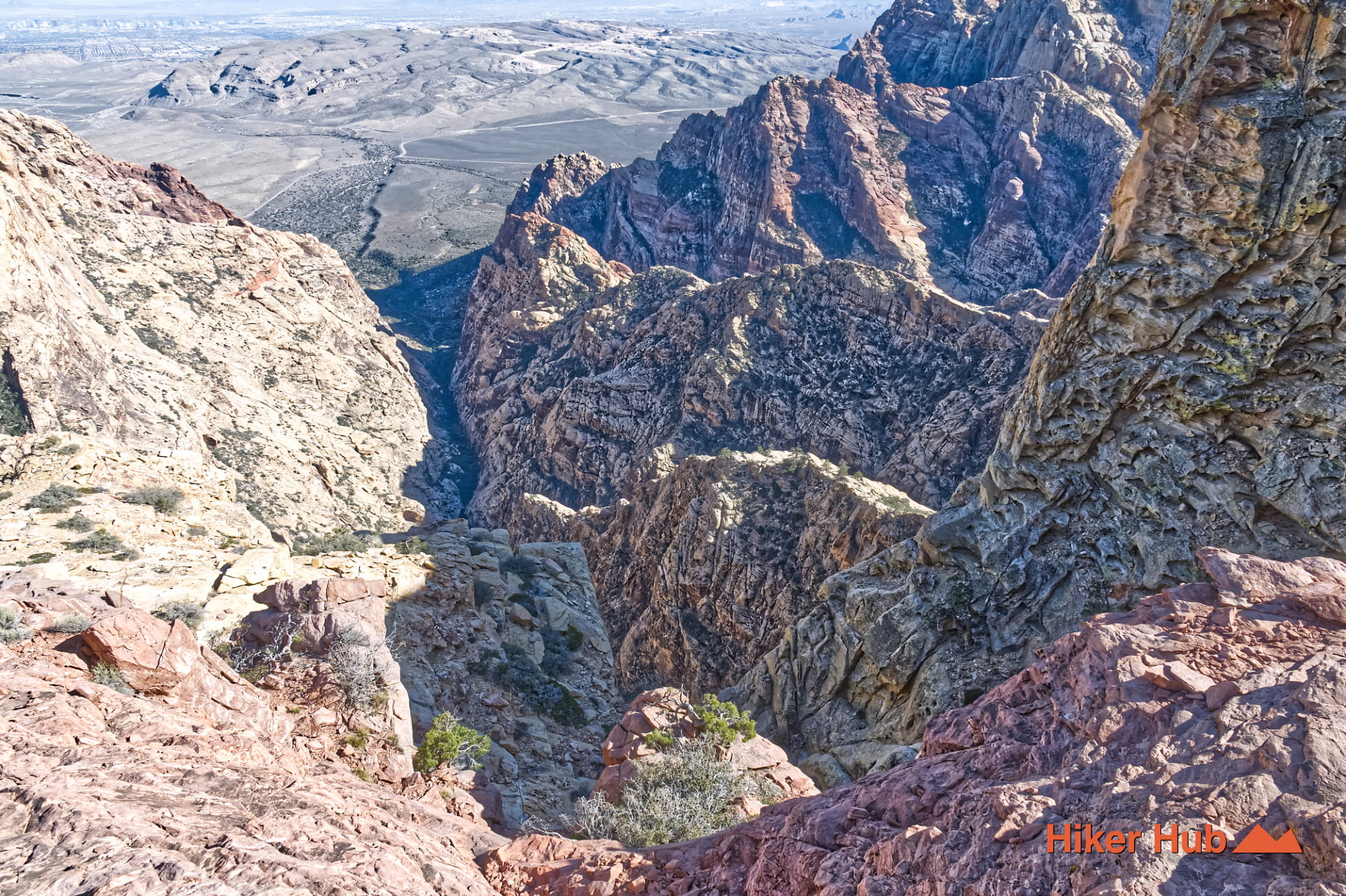 North Peak Trail desert canyon scenery