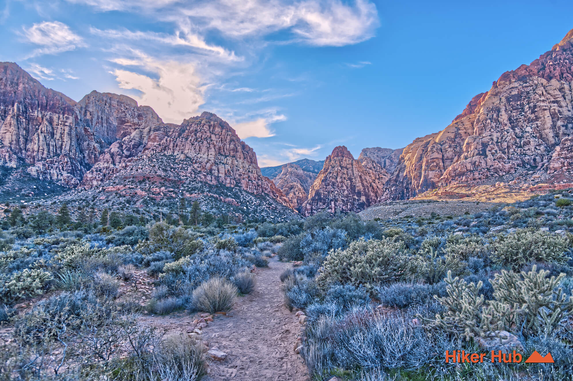 Pine Creek Canyon Trail desert canyon scenery