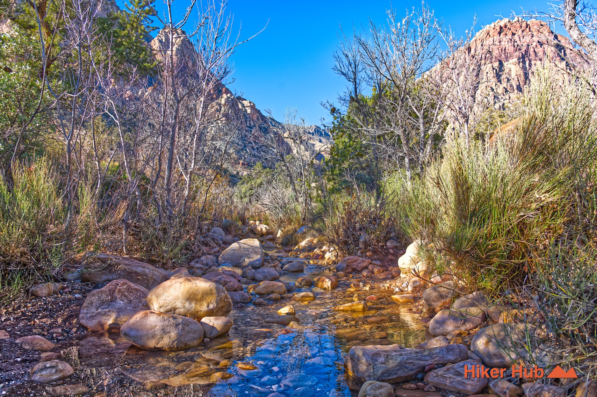 South Oak Creek Trail desert canyon scenery