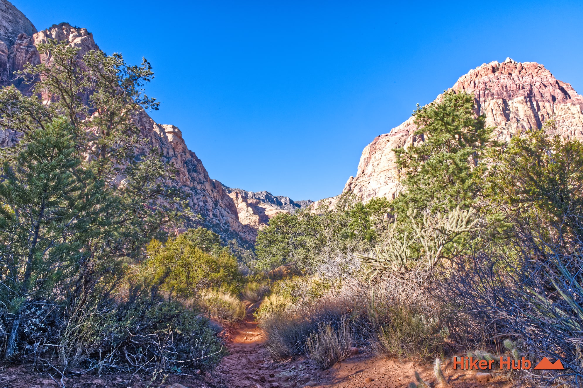South Oak Creek Trail desert canyon scenery