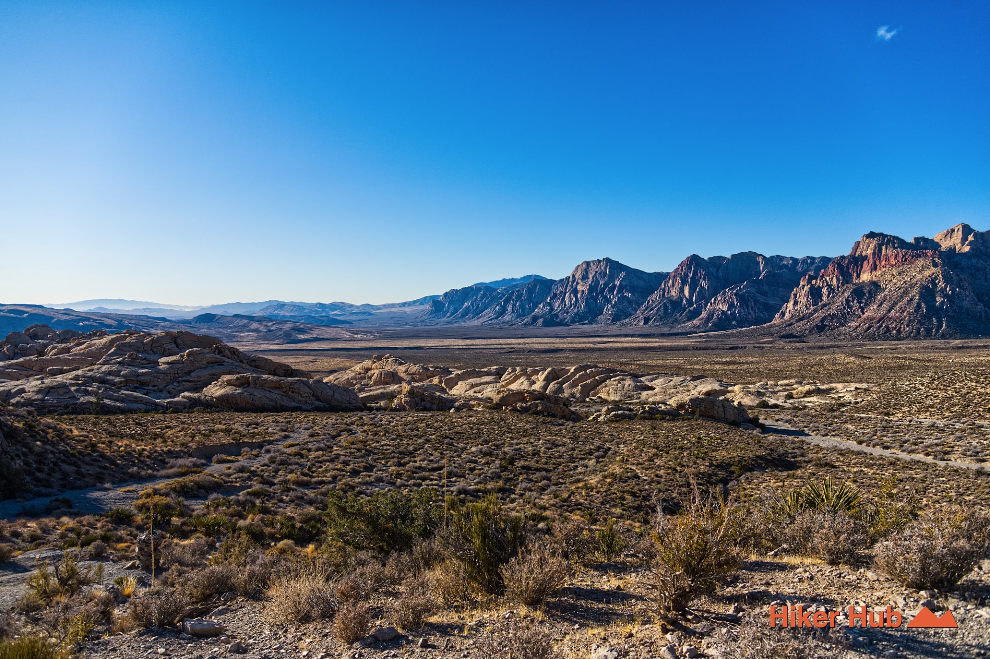 Turtlehead Peak Trail desert canyon scenery