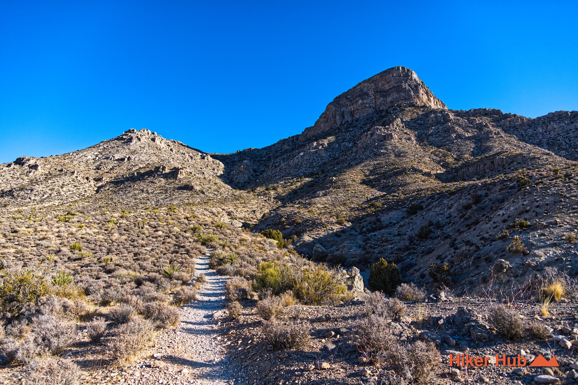 Turtlehead Peak Trail desert canyon scenery