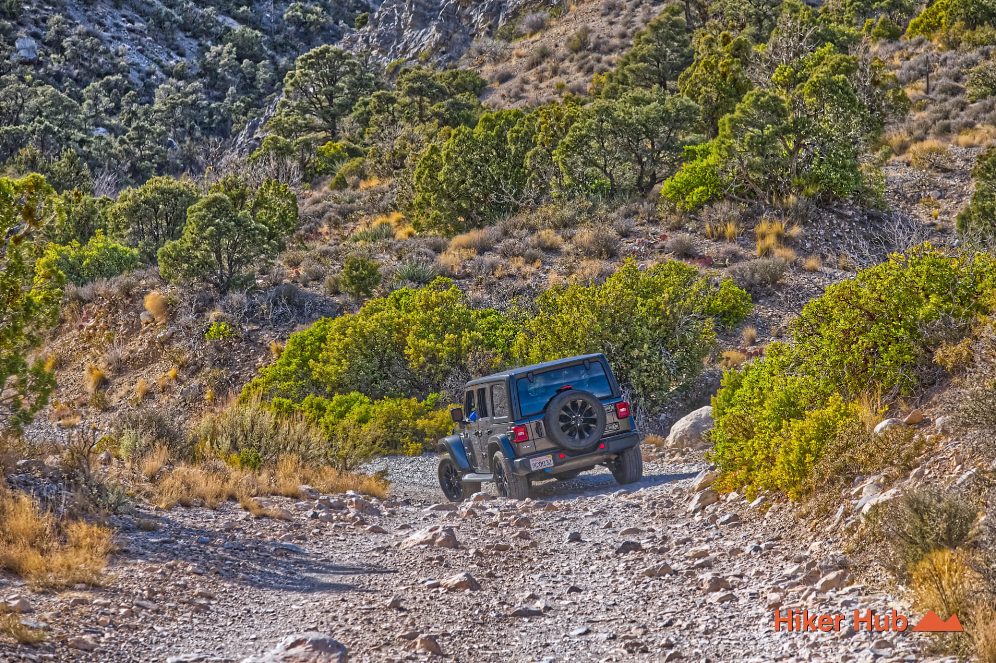 Waterfall Canyon Route desert canyon scenery