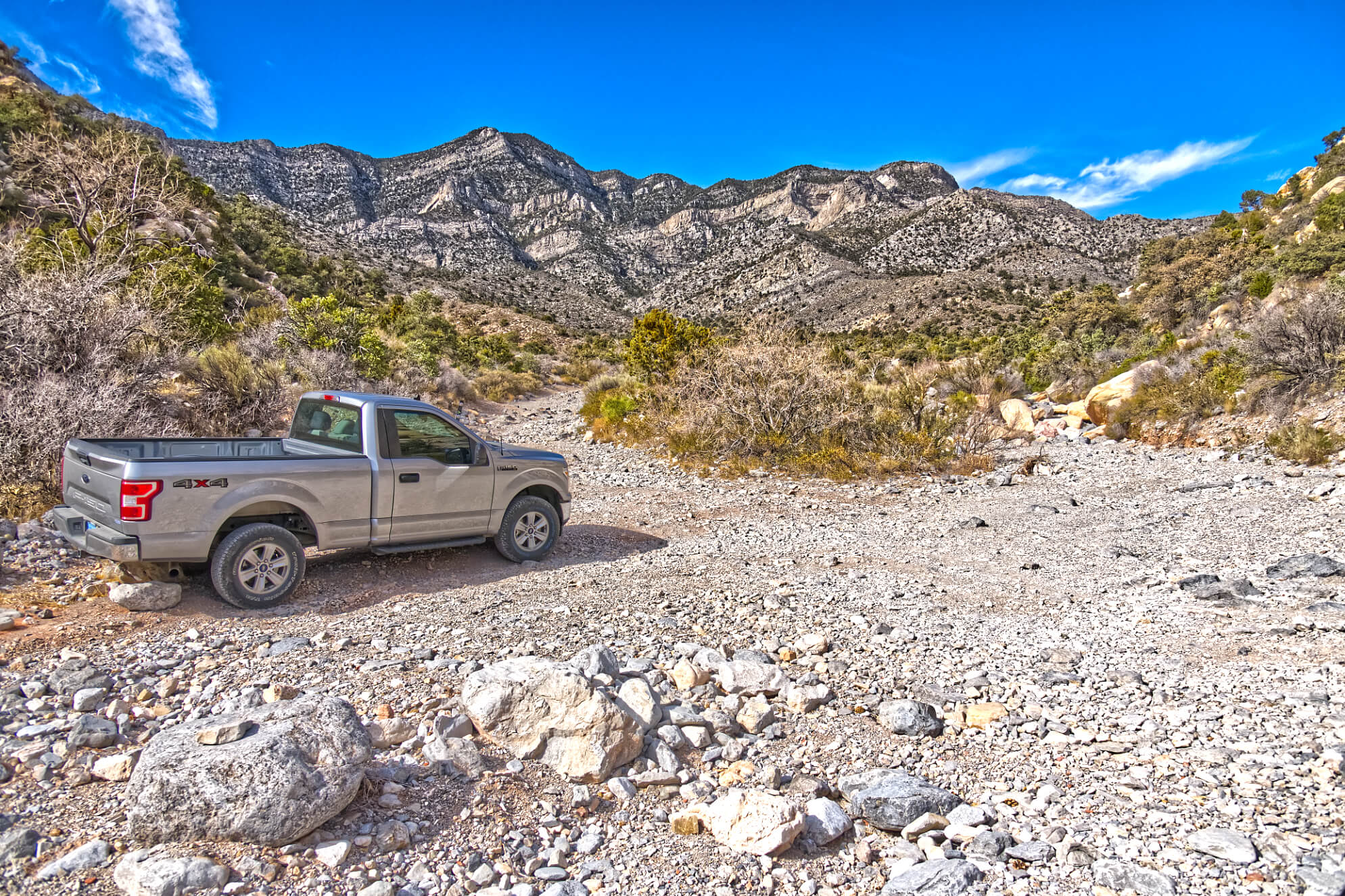 Waterfall Canyon Route desert canyon scenery