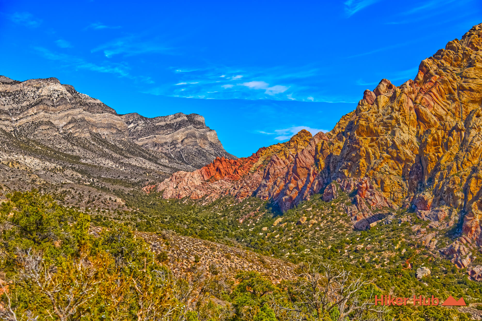 Waterfall Canyon Route desert canyon scenery